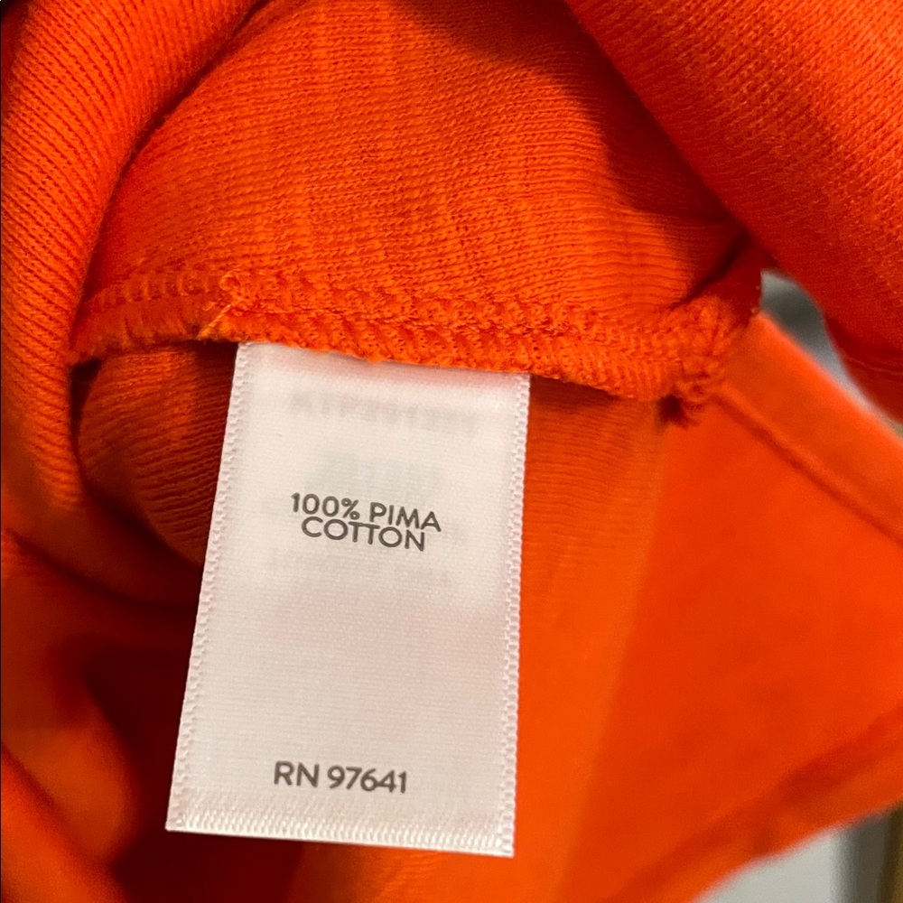 J. Jill Bright Orange Short Sleeve Top - Picture 4 of 4